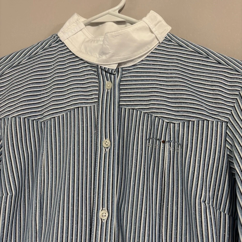 ANIMO Topline Equestrian Long Sleeve Cuff Shirt- Pre-Owned - Size 42 - Picture 3 of 10